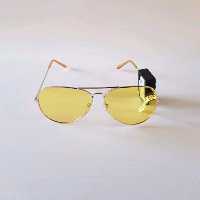 عینک شیشه زرد لنز UV400 و پولاریزه ، کیفیت فوق العاده عالی لنزها