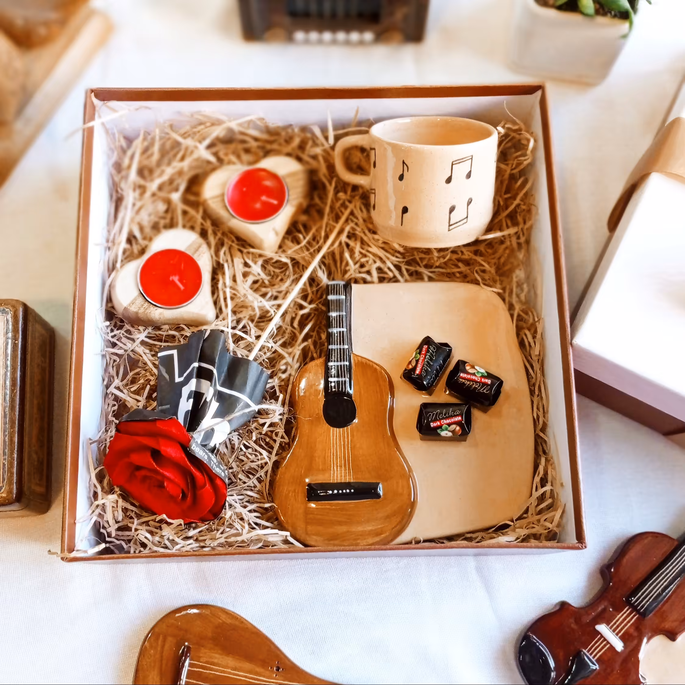 باکس هدیه ست سفالی موسیقی