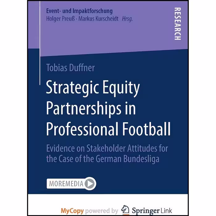 کتاب زبان اصلی Strategic Equity Partnerships in Professional Football