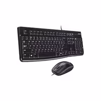 کیبورد و ماوس سیمی لاجیتک مدل Logitech MK120 Wired Optical Mouse & Keyboard
