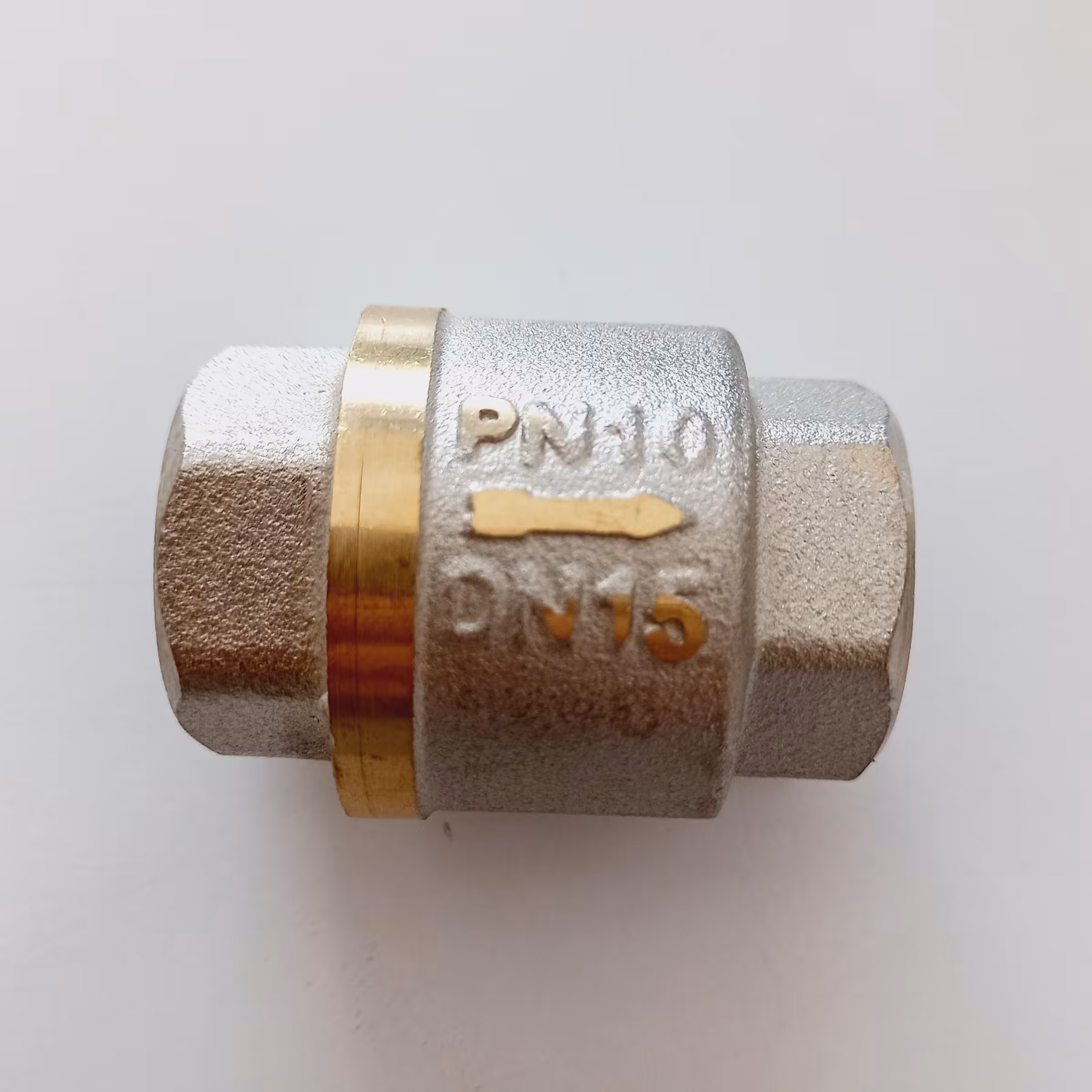 شیر یک طرفه برنجی دریچه ای  یک دوم اینچ  (سایز 20 میلیمتر)