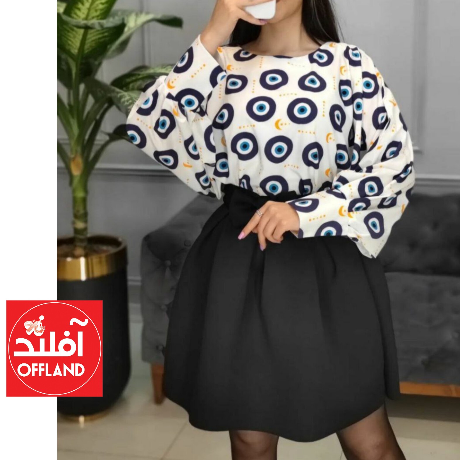 شومیز طرحدار   