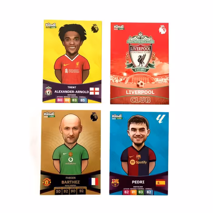 اسباب بازی شانسی کیمدی مدل کلاب لیورپول مجموعه 4 عددی