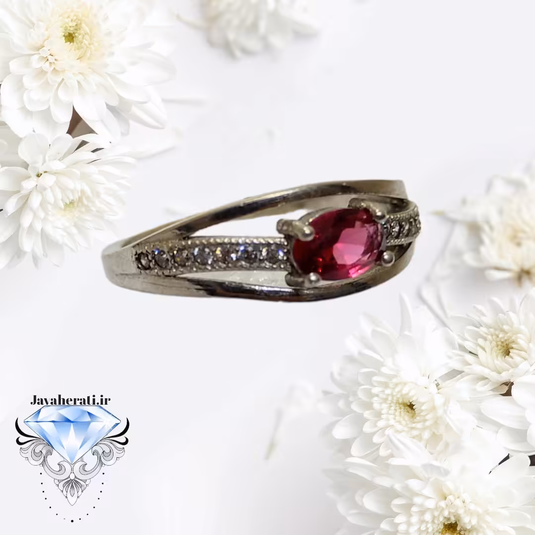 انگشتر نقره دخترانه جواهرکاری زیباوخاص
