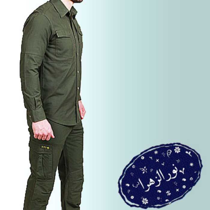 ست پیراهن و شلوار s313  سبز