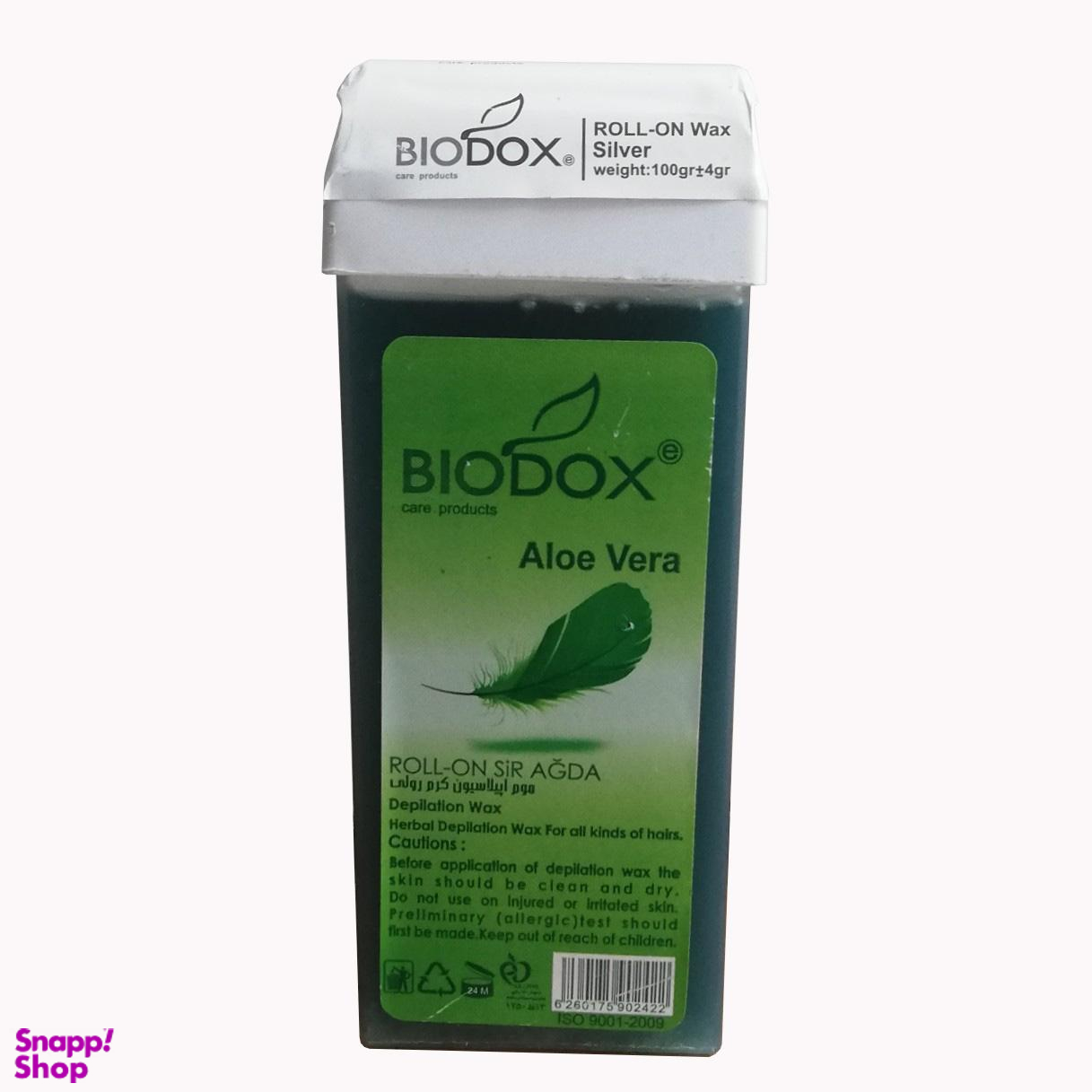 موم موبر بیوداکس (Bio dox) مدل Aloe vera وزن 100 گرم