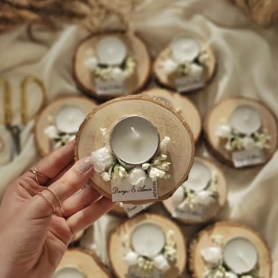 گیفت شمع و گل