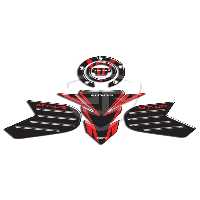 محافظ باک و برچسب قرمز YAMAHA MT 09 PAD WAREHOUSE COVER SIDE COMPLET Redline Grafik