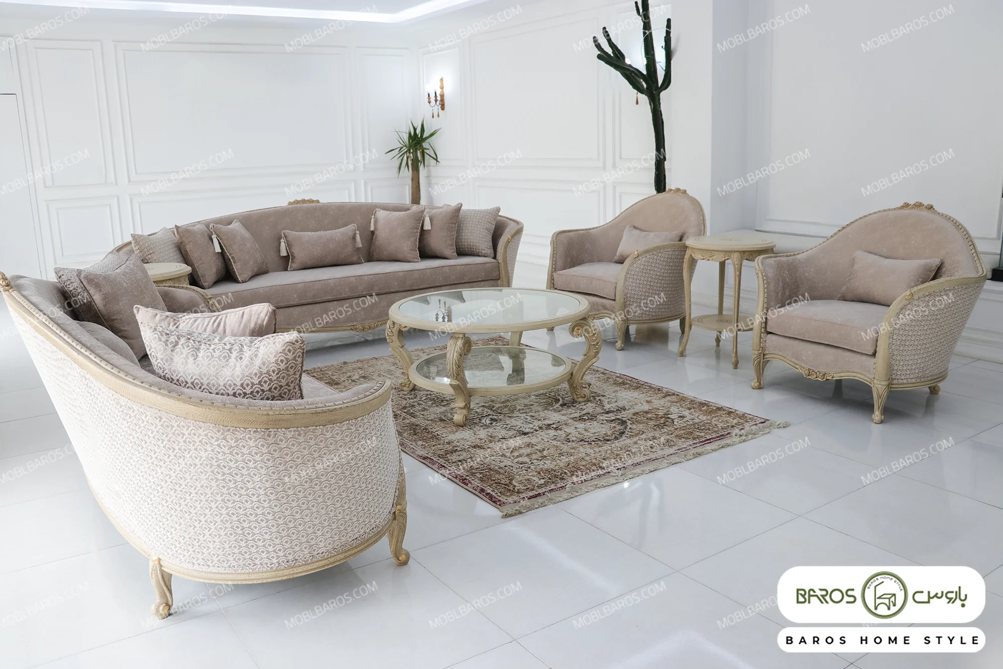 ست مبلمان کلاسیک لورنزو کد 5