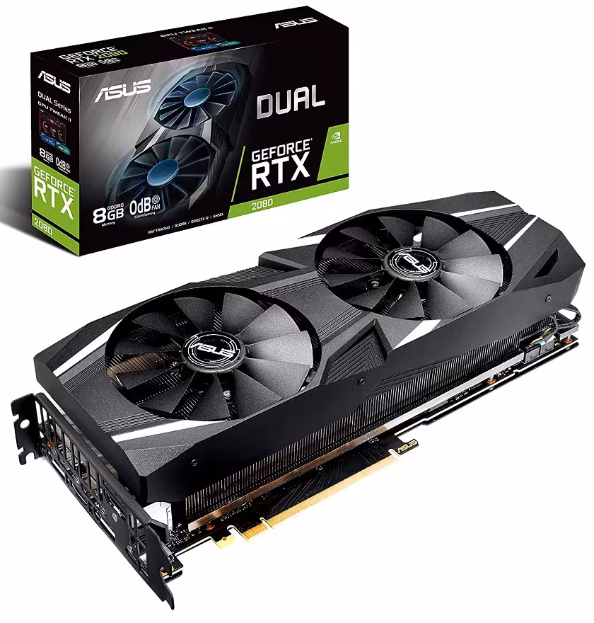 کارت گرافیک ایسوس مدل DUAL-RTX2070-8G  با حافظه 8 گیگابایت