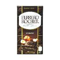 شکلات تلخ با تکه های فندق 90 گرم فررو روشه - ferrero rocher