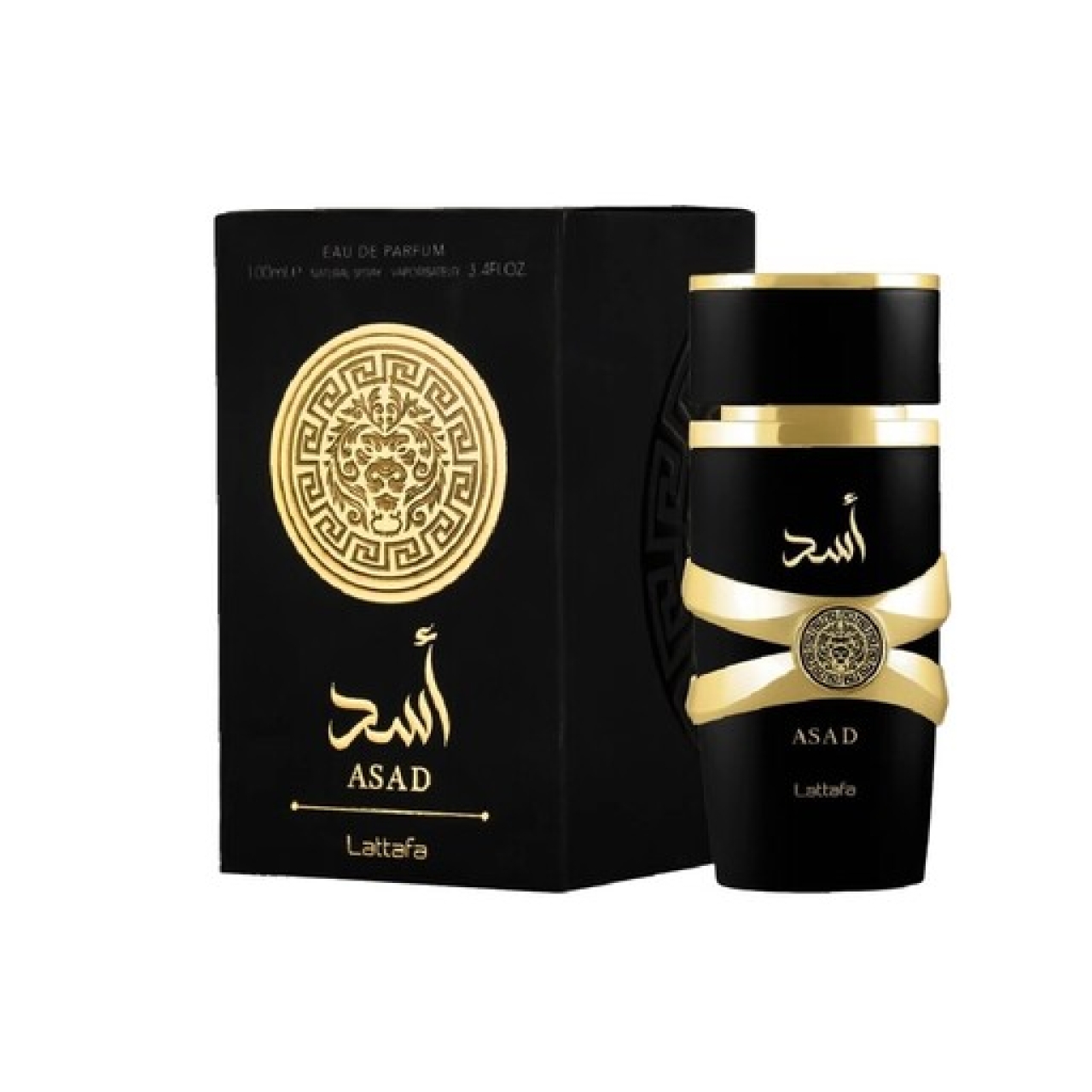 ادو پرفیوم زنانه مردانه لطافه مدل اسد حجم 100 میل
