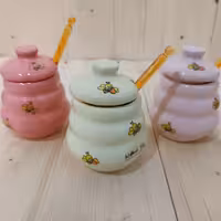 عسل خوری رنگی طرح دار ( ارسال رایگان ) 