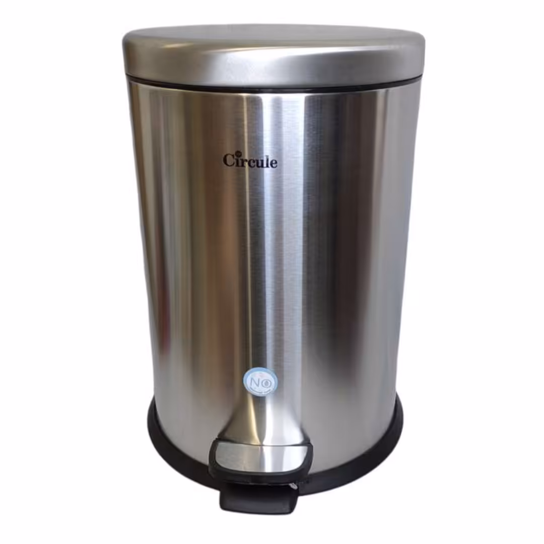 سطل 15 لیتری تمام استیل جک دار آرام بند 