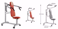 پرس سرشانه و لت BH SHOULDER PRESS