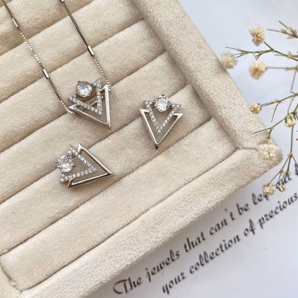 نیم ست نقره925