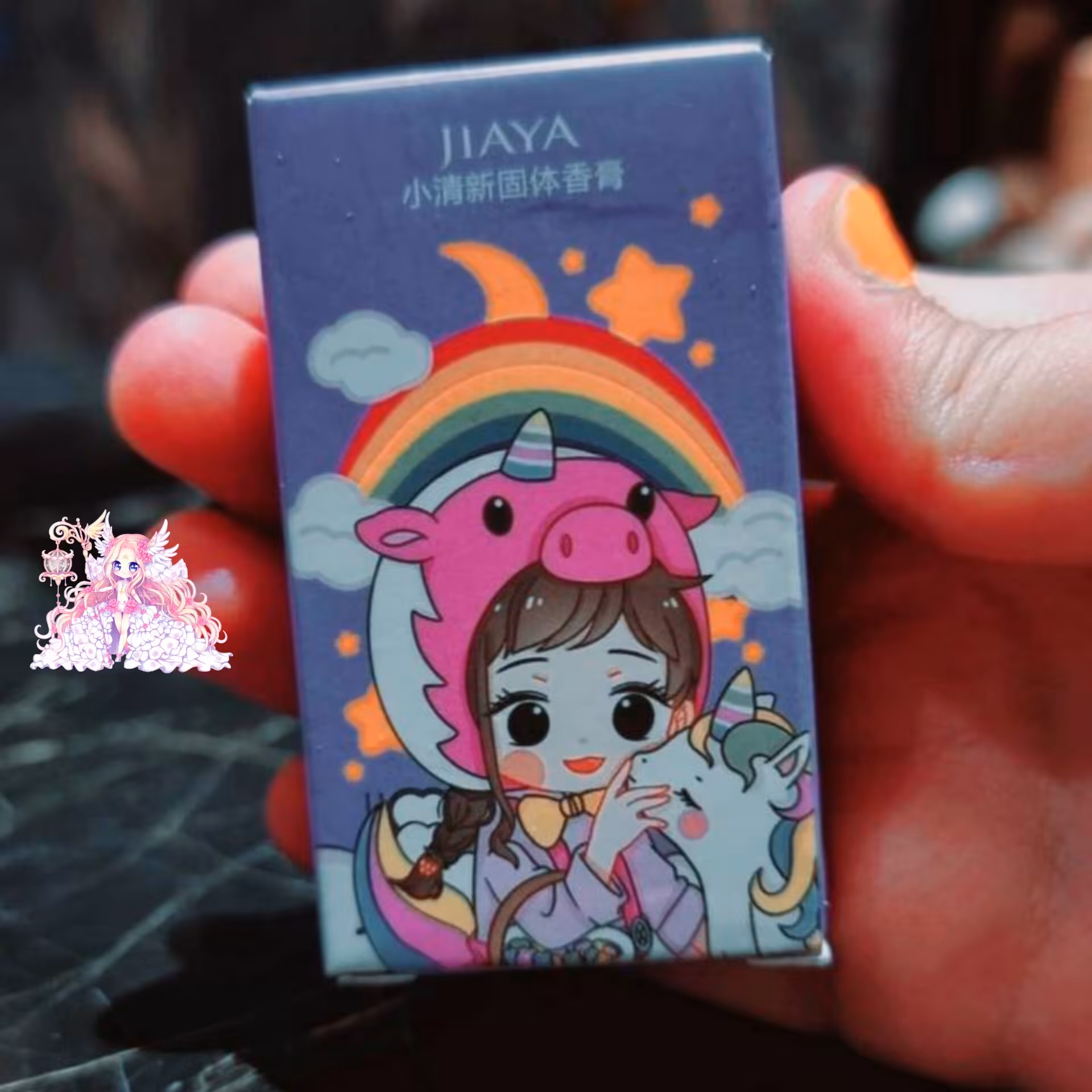 عطر صابونی جیبی رنگ بنفش