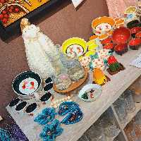 هفت سین عید نوروز 1404 دکور سفره عید نوروز ست هفتسین نوروزی هفت سین سرامیکی دکور نوروزی سفره 7سین عید1404 هفتسین ماهی