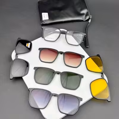 عینک طبی مگنتی 5 کاوردار کد 12181