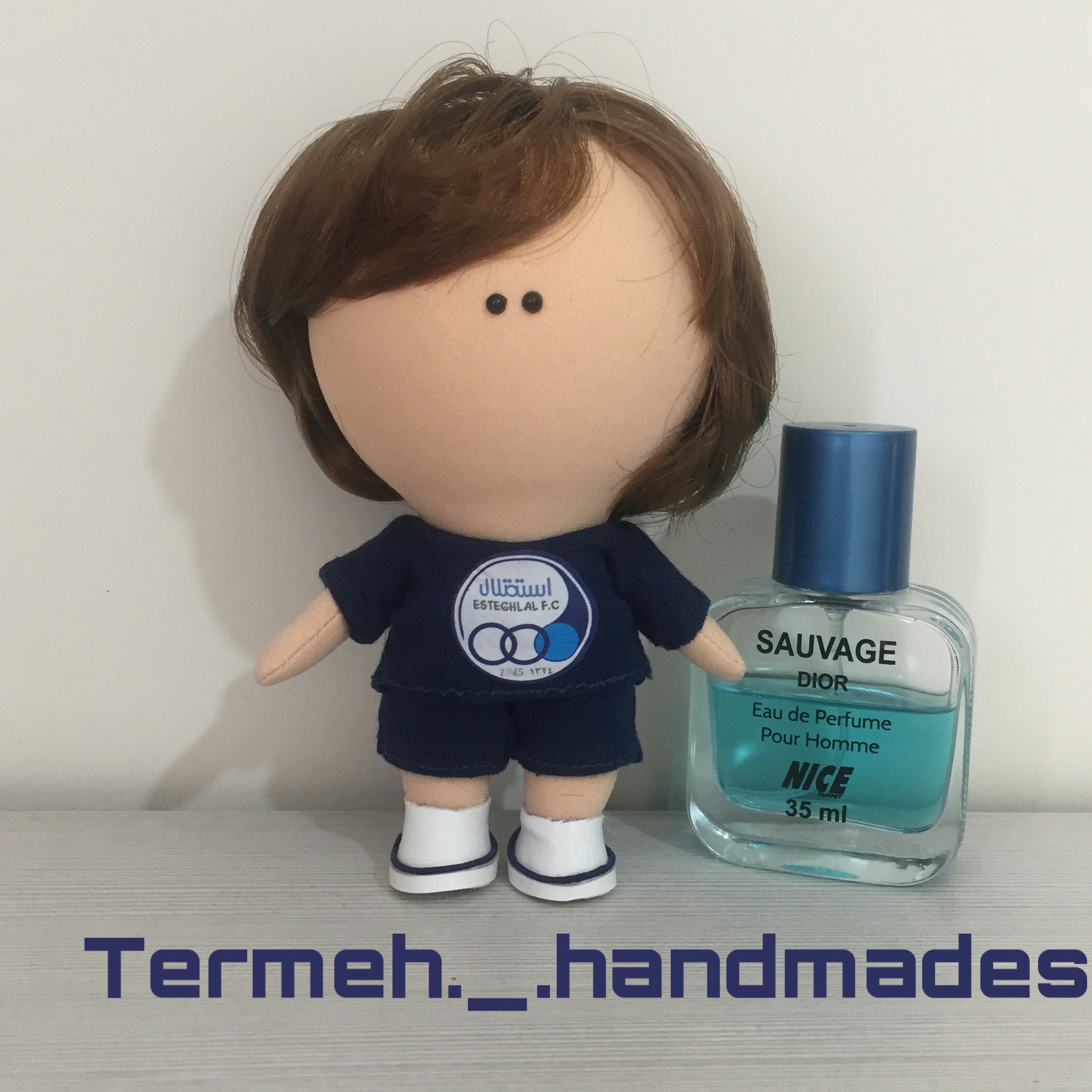 عروسک روسی 15 سانتی هواداری استقلال