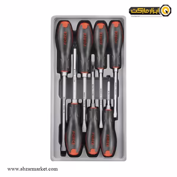 ست پیچ گوشتی ضربه خور فورس 7 عددی مدل 20714