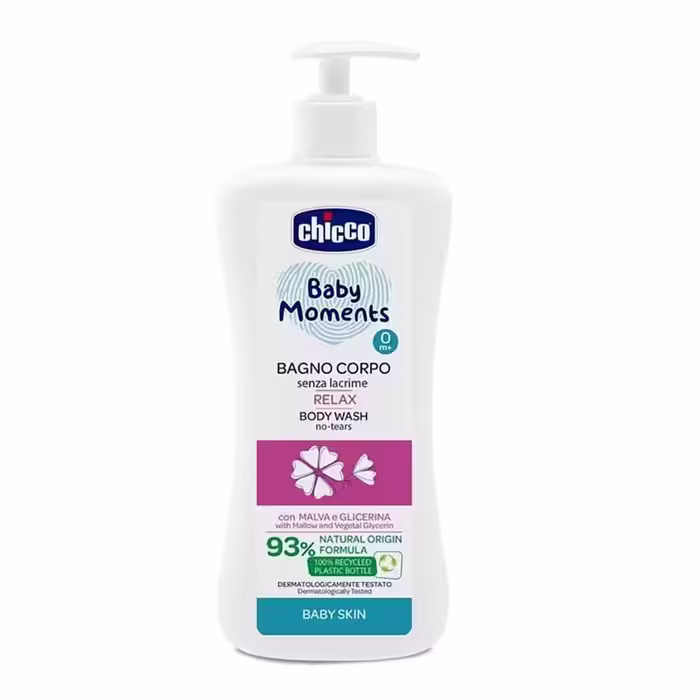 شامپو بدن کودک حاوی عصاره گل ختمی چیکو Chicco