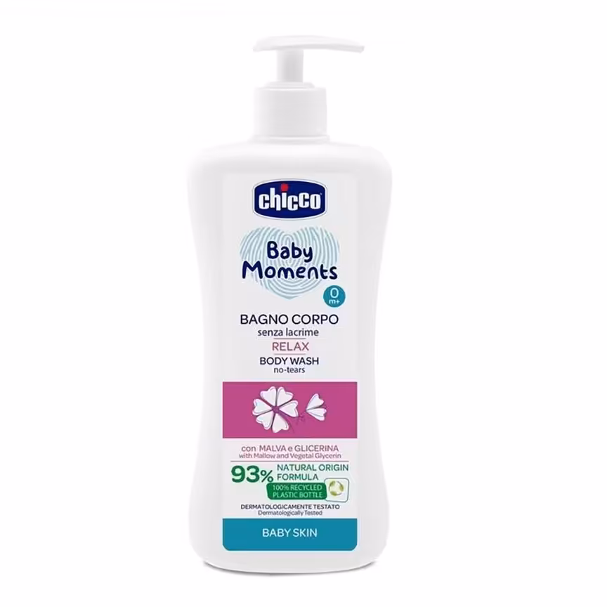 شامپو بدن کودک حاوی عصاره گل ختمی چیکو Chicco