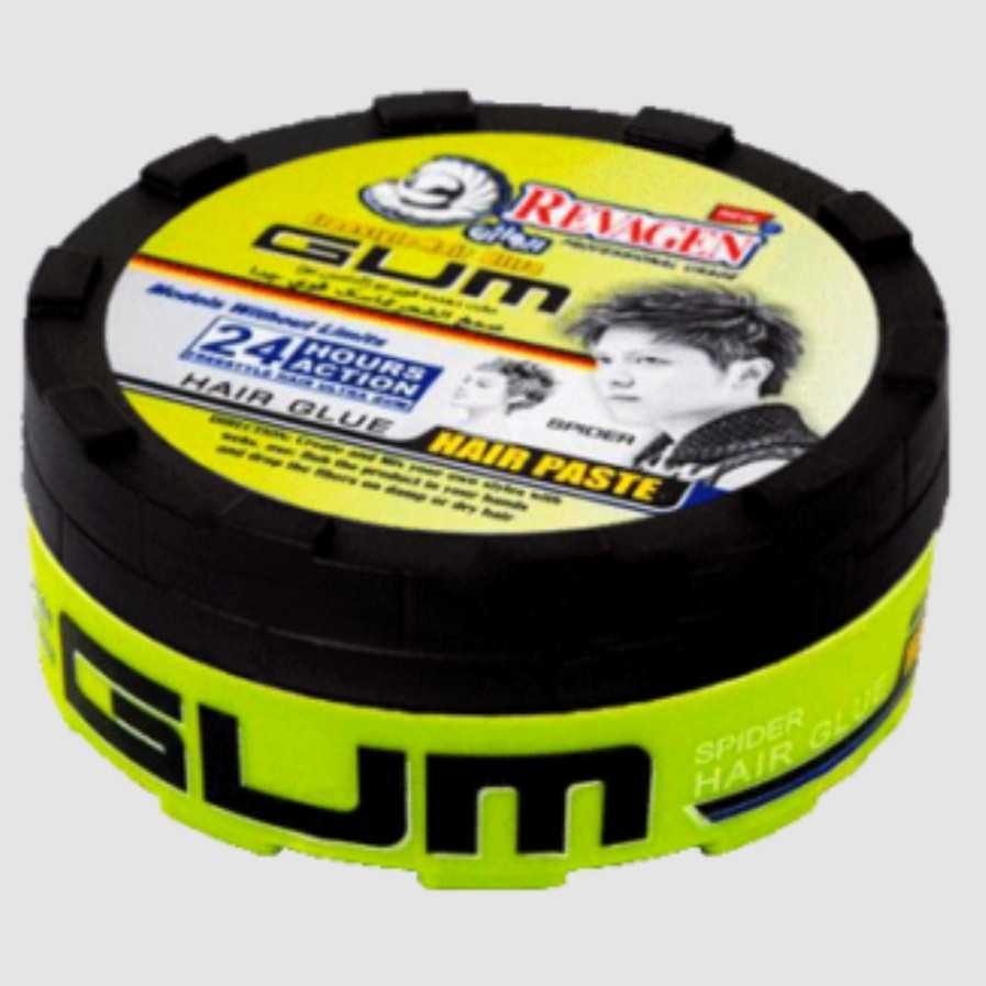 ژل مو آدامسی مو عنکبوتی 150 میل gum ژل موی تار عنکبوتی rivagen حالت دهنده موی سر ژل موی اسپایدری ادامس مو چسبمو ریواگن