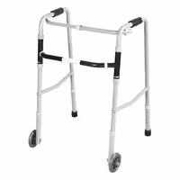 واکر تاشو آلومینیومی چرخ دار سرو 330301  کد 47986