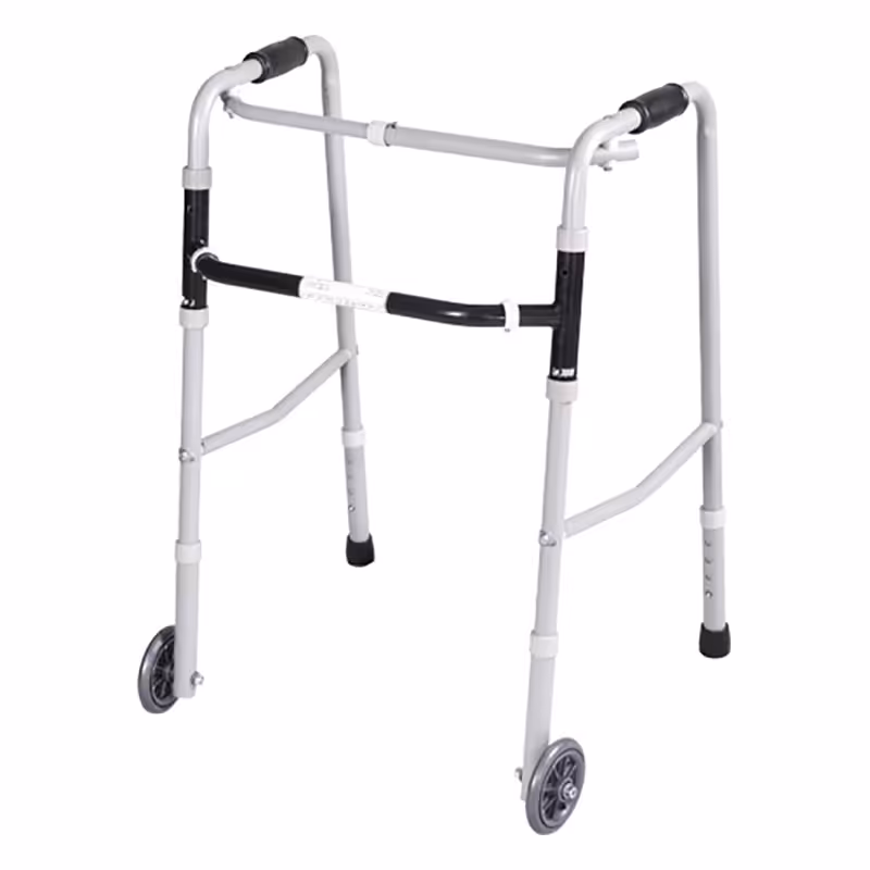 واکر تاشو آلومینیومی چرخ دار سرو 330301  کد 47986