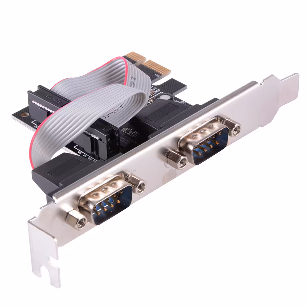 کارت سریال rs232 اسلات PCI-E دو پورت