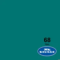 فون کاغذی سبز آبی SAVAGE Widetone #68 TEAL