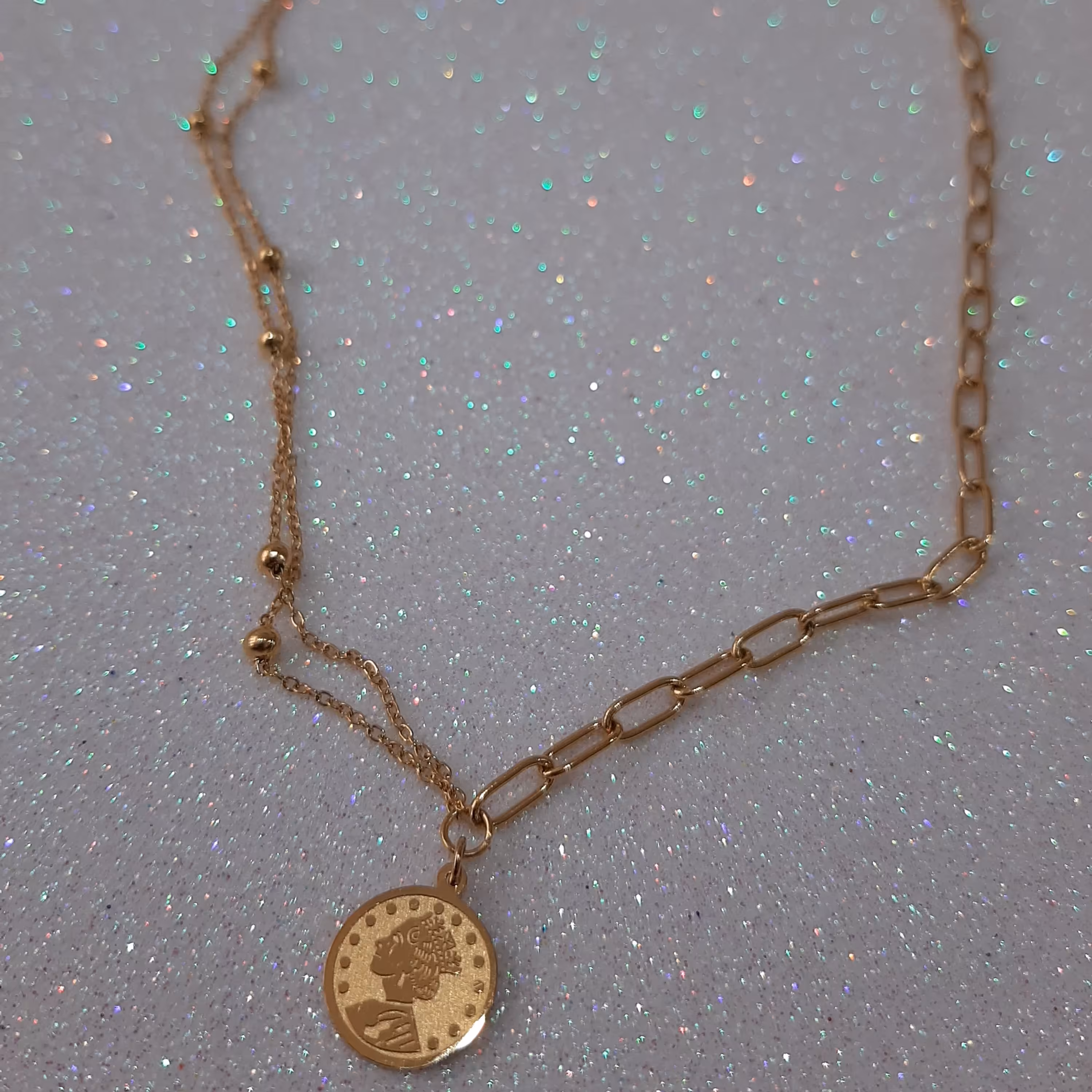 گردنبند سکه الیزابت