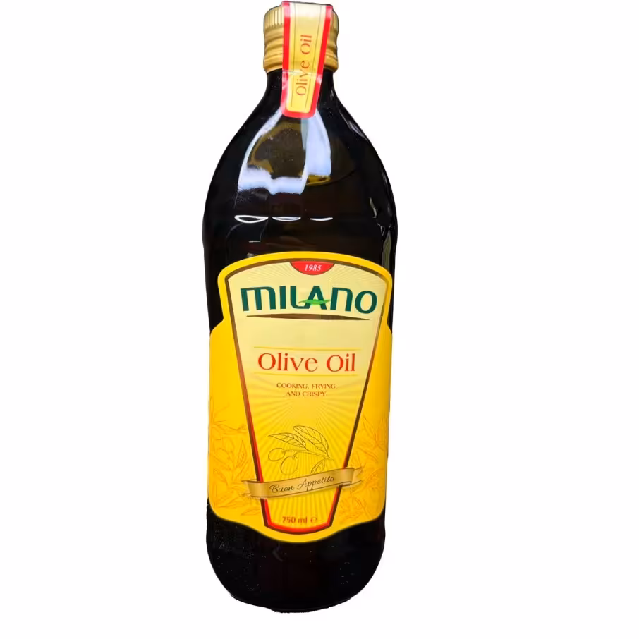 روغن زیتون بکر  پالایش شده بدون بو میلانو حجم 750 میل 
