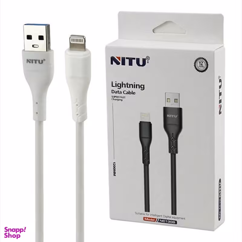 کابل دیتا USB به Lightning نیتو مدل NC130 طول 1.2 متر