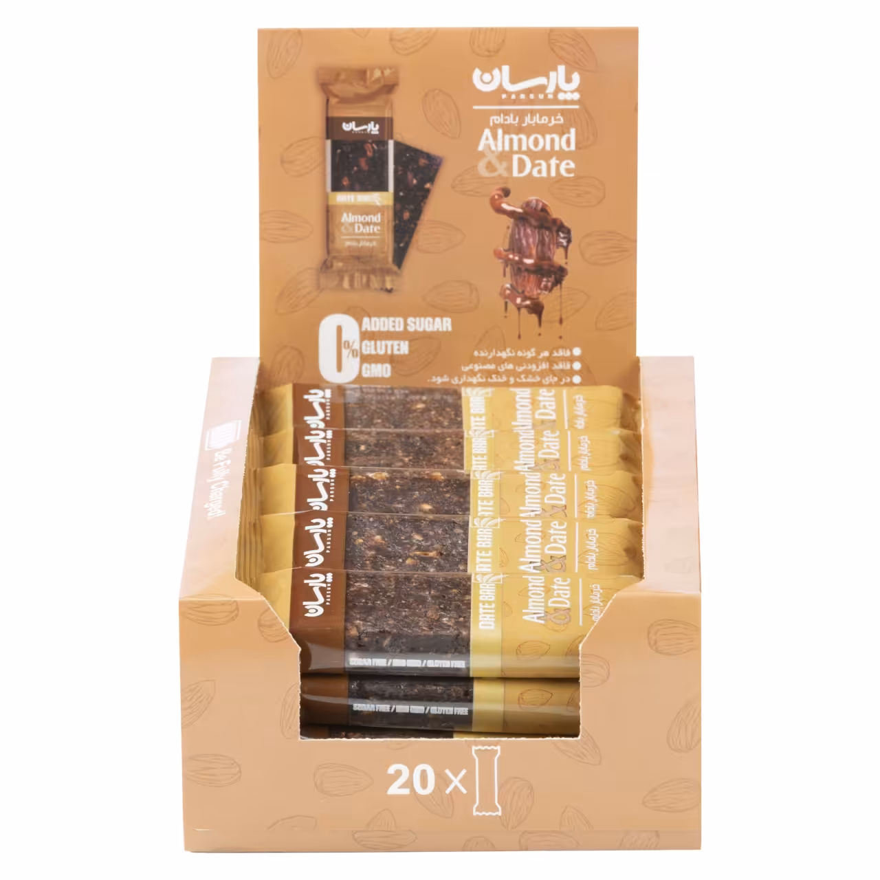 خرمابار بادام پارسان - 45 گرم