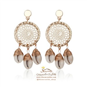 گوشواره زنانه دریم کچر و صدف EAR561S0