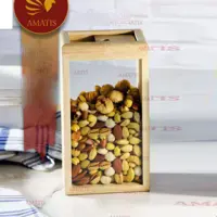 بانکه چوبی حبوبات بزرگ آماتیس مدل 130