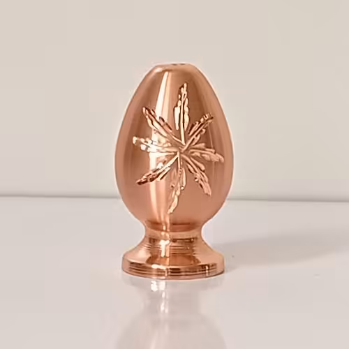 نمکدان مسی شیک طرح تخم مرغی نانو شده تک عددی