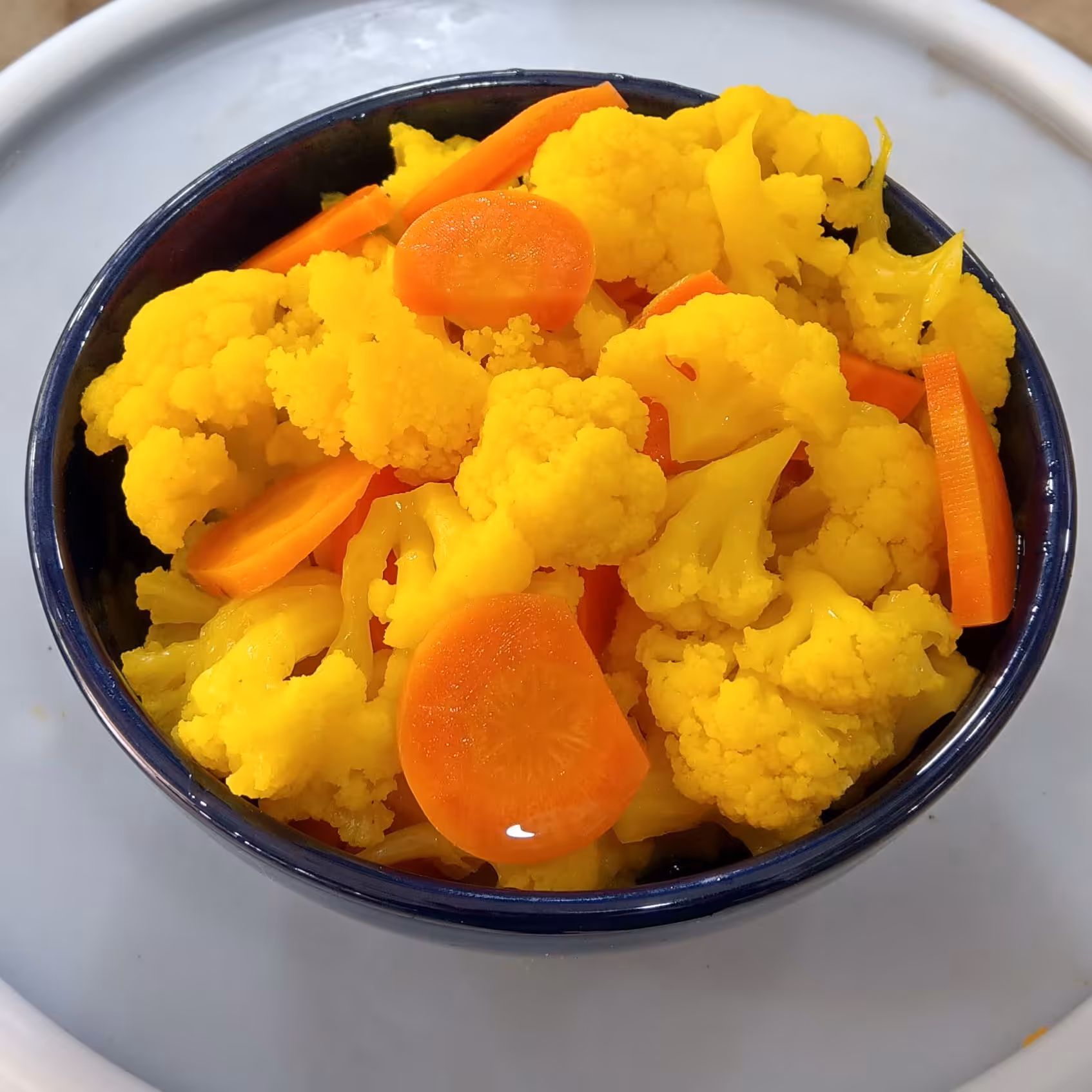 ترشی گل کلم هویج یک کیلویی 