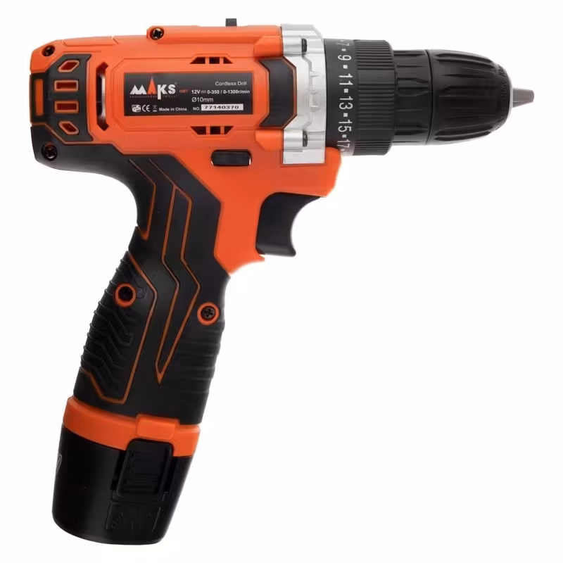 دریل و پیچ گوشتی شارژی  2باطری صنعتی مکس با ضمانت 6 ماهه