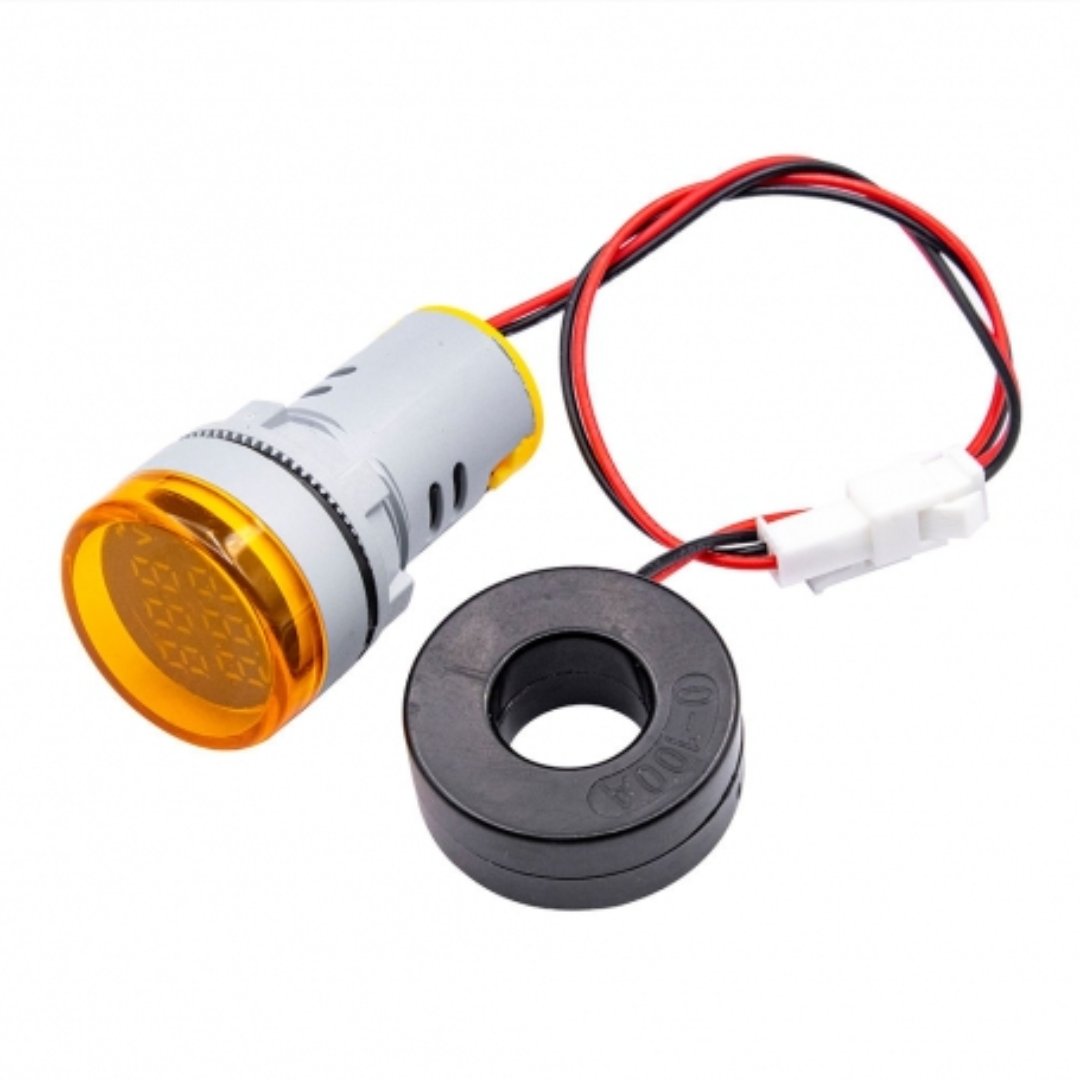 ولتمتر و آمپرمتر چراغ سیگنالی AC500V-100A
