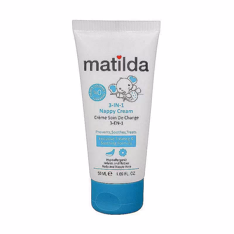 کرم محافظ پای کودک 3 در 1 ماتیلدا 50 میلی لیتر | Matilda 3 In 1 Nappy Cream 50 ml