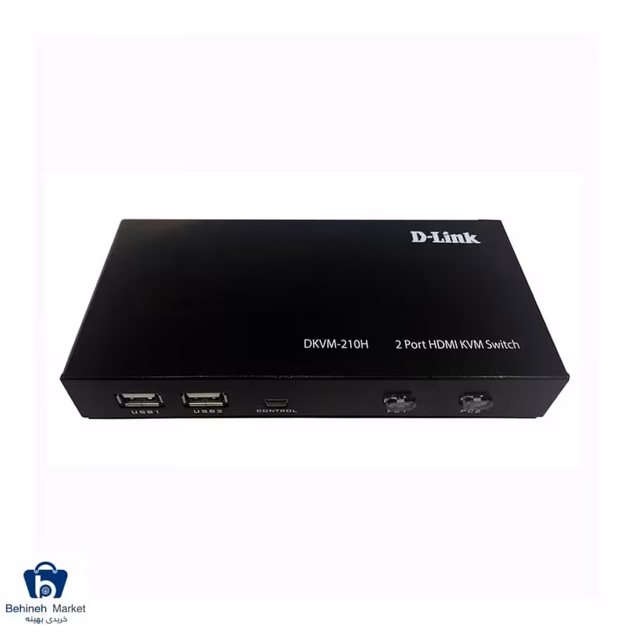 سوییچ 2 پورت KVM دی-لینک مدل DKVM-210H