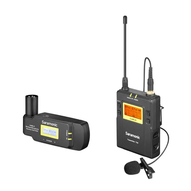میکروفون بی سیم سارامونیک Saramonic UwMic9 Kit7 TX9 RX-XLR9 UHF wireless microphone