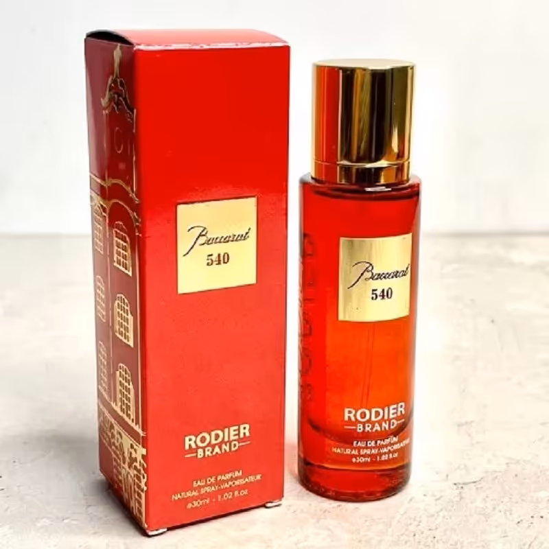 عطر جیبی اسپرت30 میل برند رودیر باکارات رژ 540 (Baccarat 540)