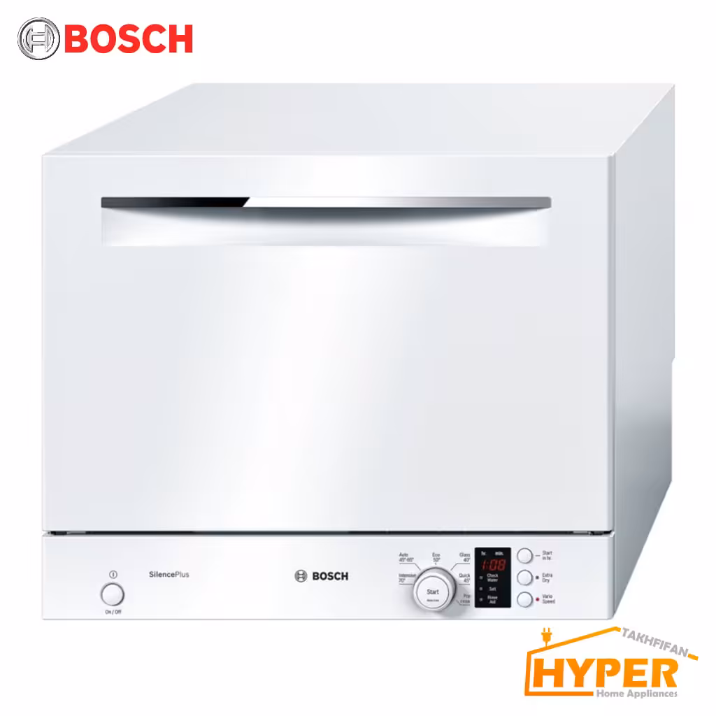ماشین ظرفشویی بوش 6 نفره SKS62E22EU سفید