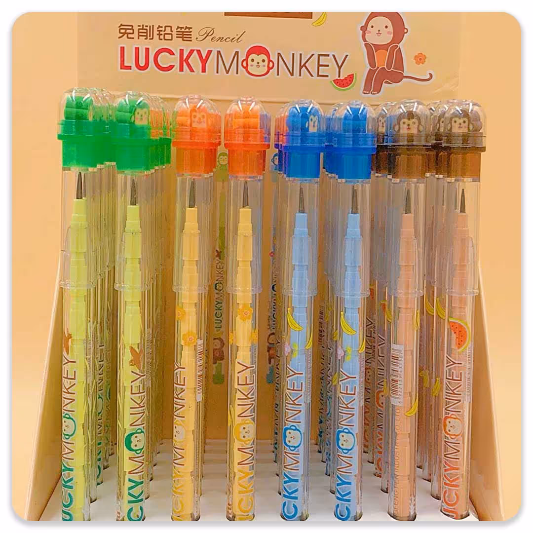 مداد فشنگی میمون خوشحال