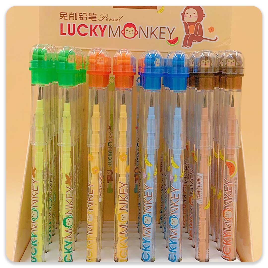 مداد فشنگی میمون خوشحال