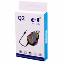 دانگل بلوتوث USB ماشین Q2 RGB AUX